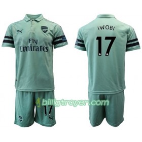 Billige Fotballdrakter Arsenal Iwobi 17 Barn Tredjedraktsett 2018/19 Kortermet